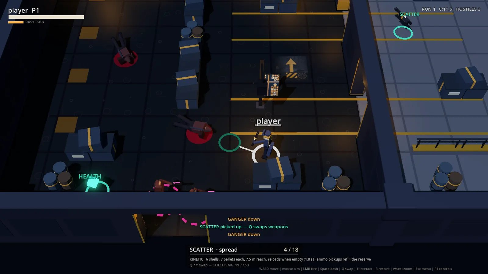 UNDERLID M3 Lantern Row combat