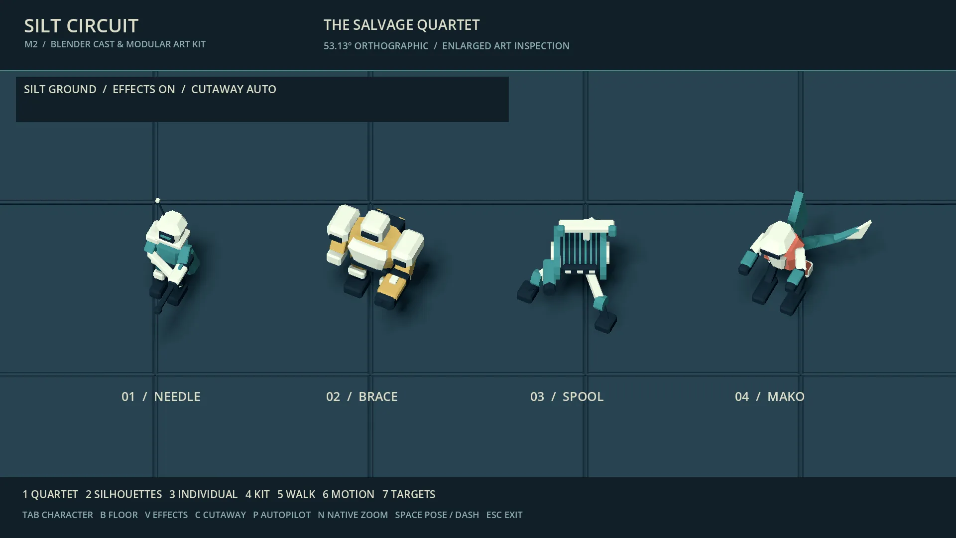 Astra M2: The Salvage Quartet — Needle, Brace, Spool, Mako